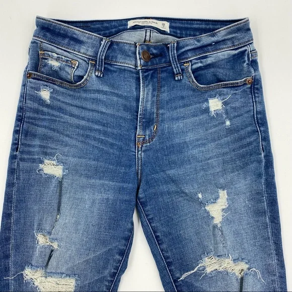 Abercrombie & Fitch Ripped Skinny Jeans - Picture 1 of 4
